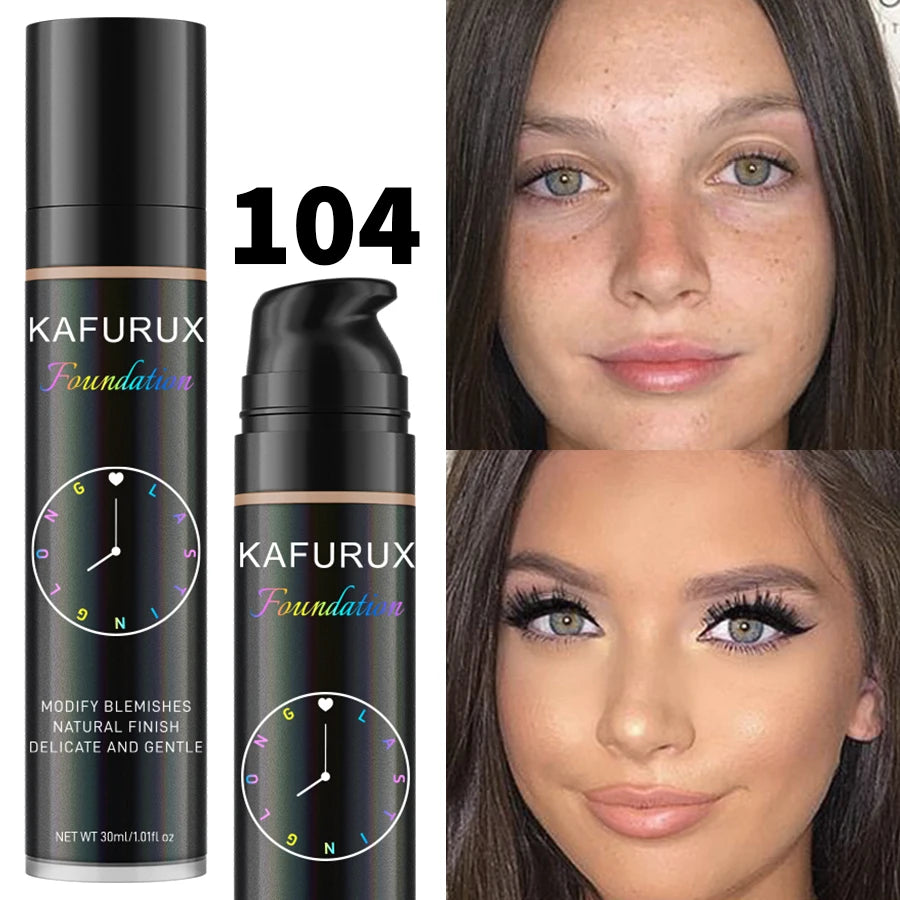 Liquid Foundation Concealer Face Base Waterproof Long-Lasting Makeup