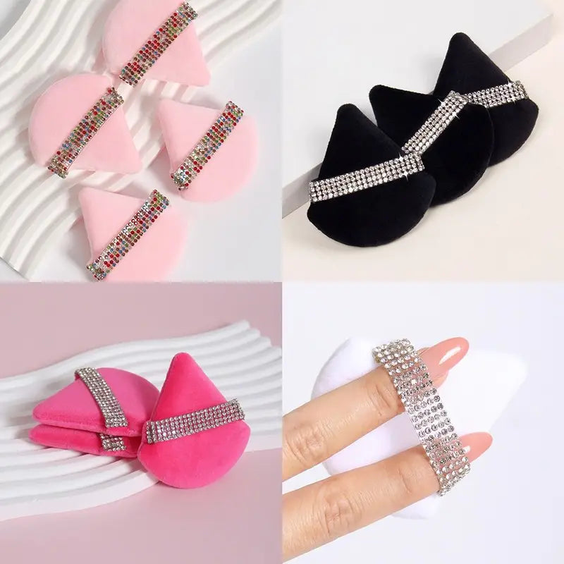 Triangle Powder Puff Sponge for Face Makeup - Velvet Soft & Fluffy