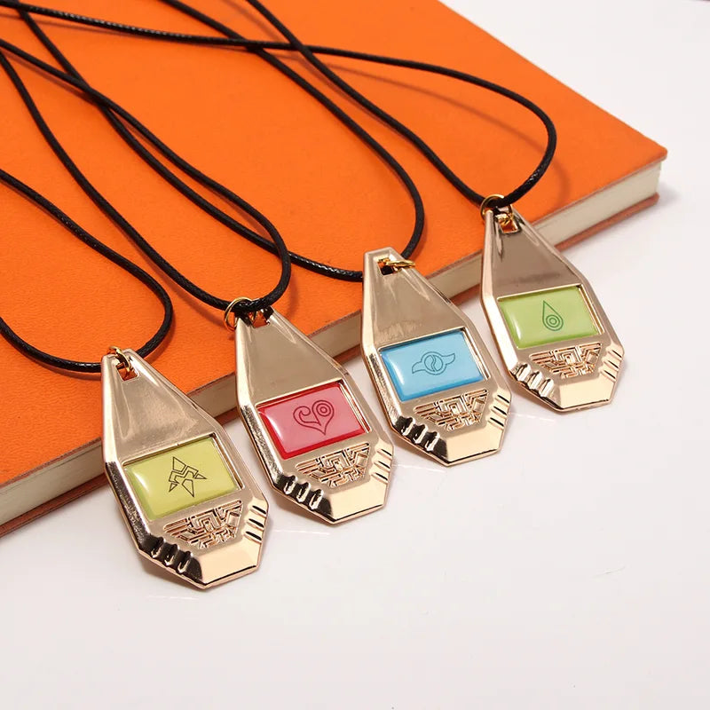 Digimon Adventure Necklace Crest Emblem Digital Monster Pendant Collectible Gift