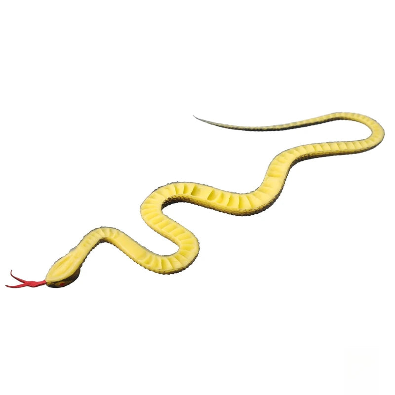 45cm Realistic Rubber Snake Toy Halloween Prank Prop Bird Repellent