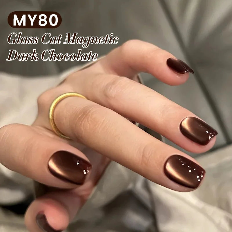 Water Gel Nail Polish with Magnetic Effect 10ml - UV & LED Soak Off Semi-Permanent Manicure