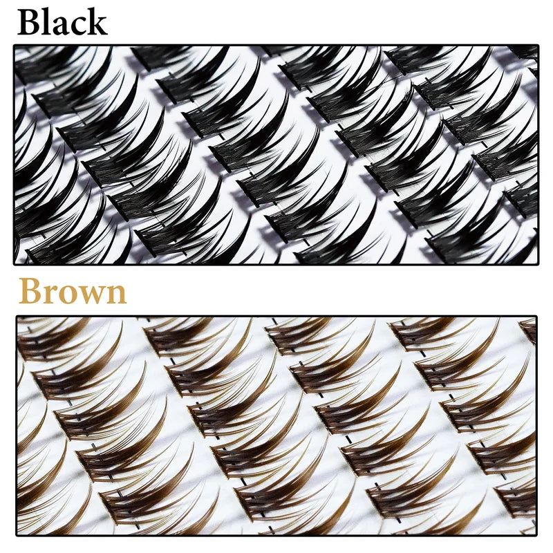 3D Mink Eyelash Clusters - Natural False Lash Extensions, Wholesale