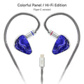 Wired In-Ear Monitors with 10mm Dynamic Driver & Silver-Plated Cable - Multiple Connectivity Options