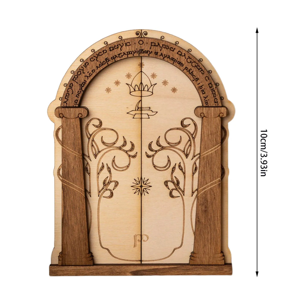 Miniature Fairy Doors for Trees Outdoor Garden Decor - Wood Fairy Garden Accessories
