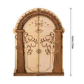 Miniature Fairy Doors for Trees Outdoor Garden Decor - Wood Fairy Garden Accessories