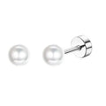Hypoallergenic Flat Back Stud Earrings for Men Women Surgical Steel Jewelry