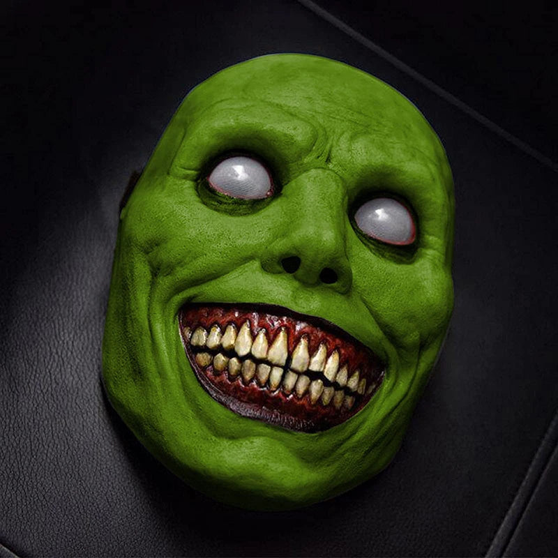 Halloween Demon Mask Creepy Smiling Face Costume Prop for Party & Cosplay