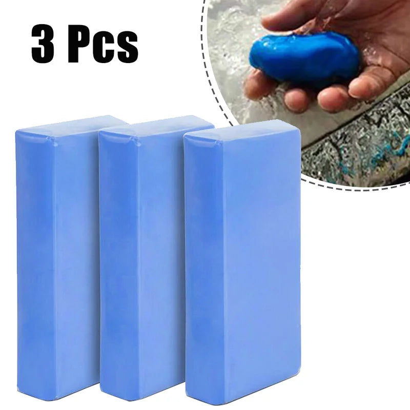 Car Clay Cleaning Bar Set - Reusable Vehicle Paint and Glass Stain Remover