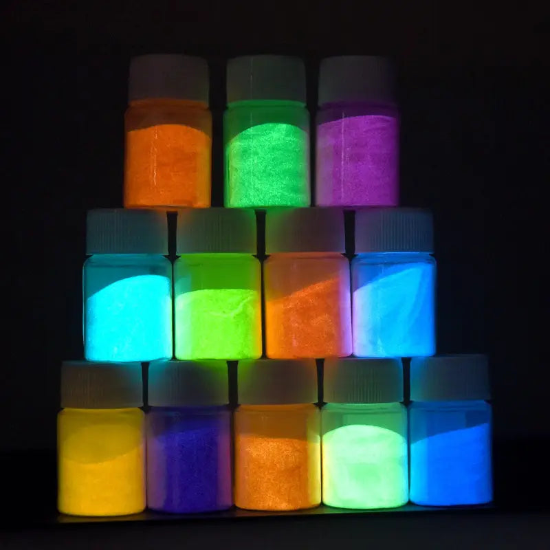 20g Long Lasting Fluorescent Powder for Resin & Jewelry Making - Glow in Dark Pigment