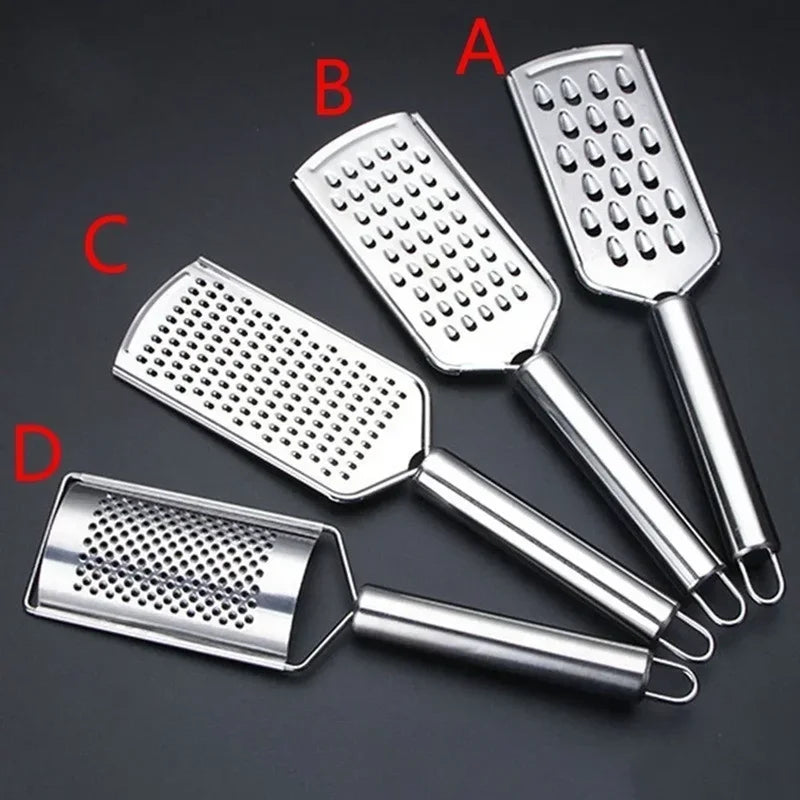 Multi-Purpose Stainless Steel Handheld Cheese Grater for Vegetables Fruits & More