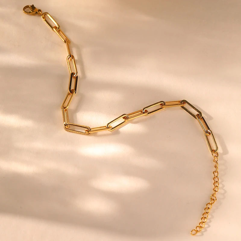 Delicate Stainless Steel Bracelet for Women - Trendy Jewelry Gift