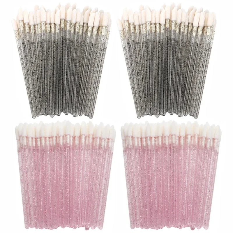 Disposable Lip Makeup Brushes Set - Lipstick Applicator Wands, 100/300PCS