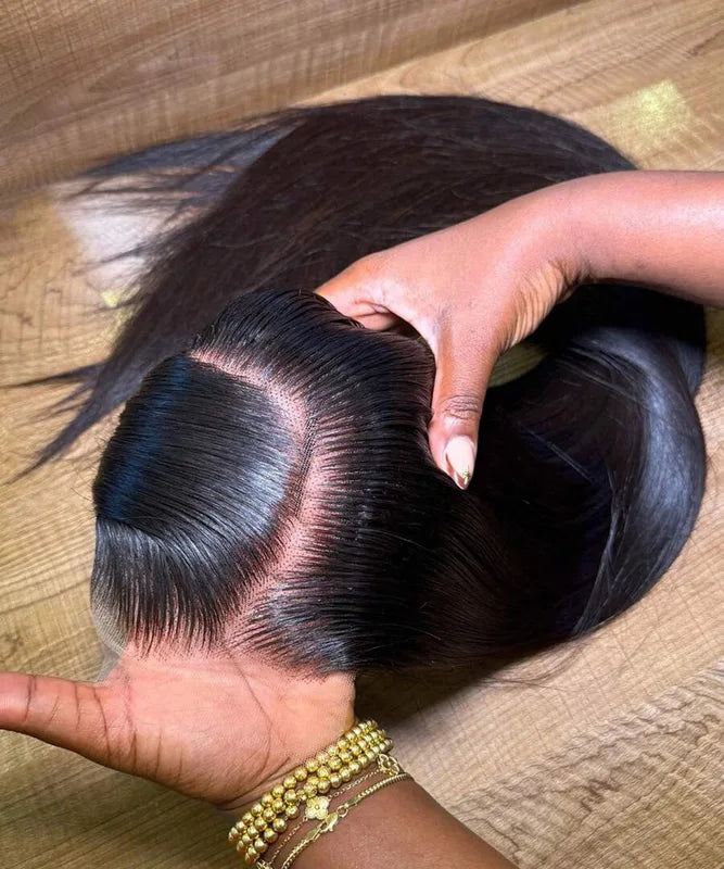 Human Hair Wigs 13x4 13x6 5x5 Lace Front & Frontal Glueless Straight Wigs