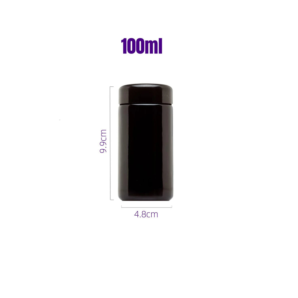 Airtight UV Glass Food Storage Container with Humidity Control, 1L