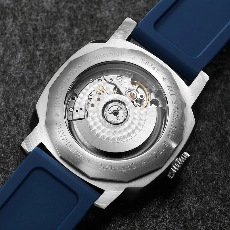 Automatic Mechanical Dive Watch 100m Waterproof GMT Sapphire Luminous Men’s Wristwatch
