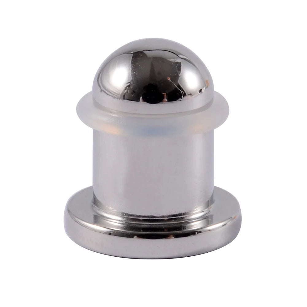 1/19pcs Surgical Steel Mirror Face Ear Plugs Tunnels Body Piercing Jewelry