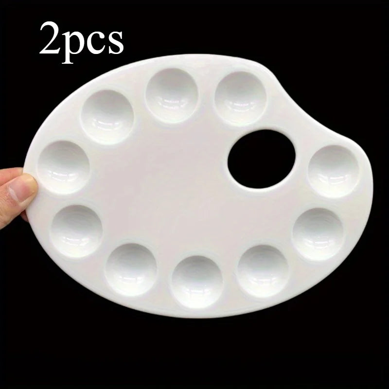 Reusable Painting Palette for Gouache, Acrylic, Watercolor - Eco-Friendly Plastic