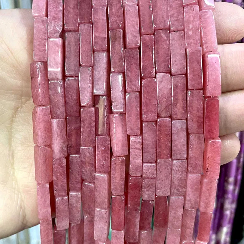 Natural Stone Beads for Jewelry Making - Aventurine, Tiger Eye, Agates, Jades, Spacer Beads