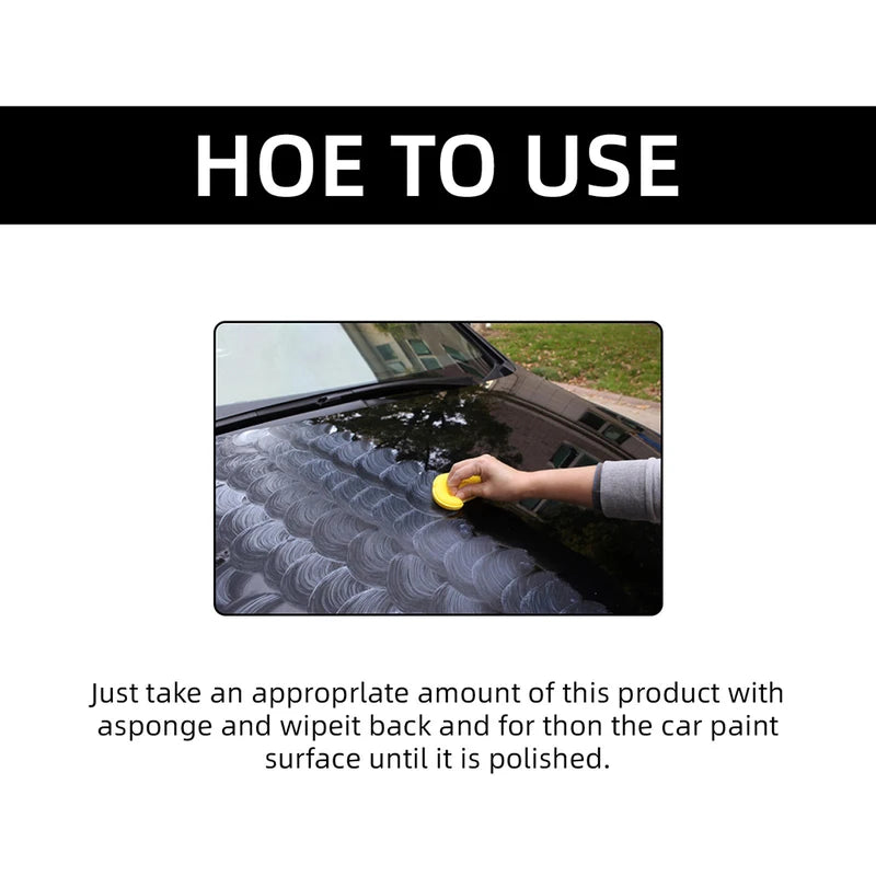 Ceramic Car Wax Cream 100g - Scratch Repair & Exterior Paint Protection