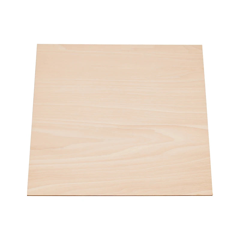 DIY Wooden Craft Sheets - 30 Pack 30x30cm Basswood Boards, 3mm Thick for Laser Engraving & Home Decor