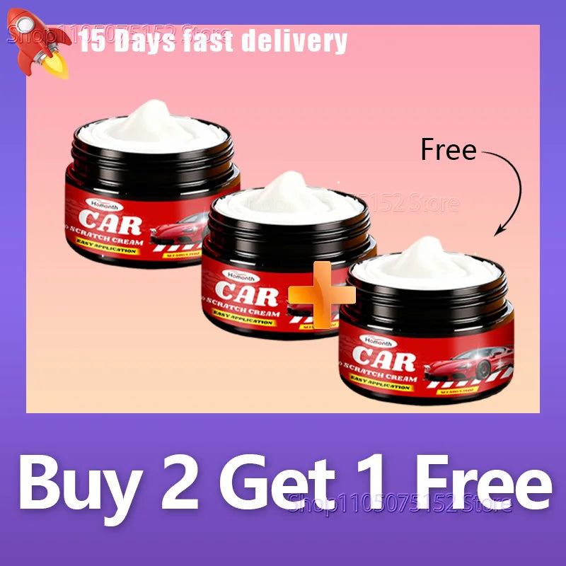 Car Scratch Remover Wax for All Colors - Paint Repair, Brightening & Renovation