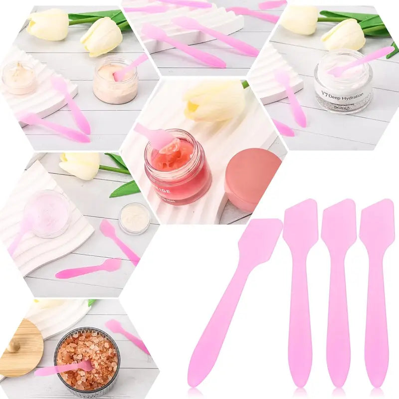 Reusable Makeup Spatula for Masks, Creams & Applications - Compact Cosmetic Tool