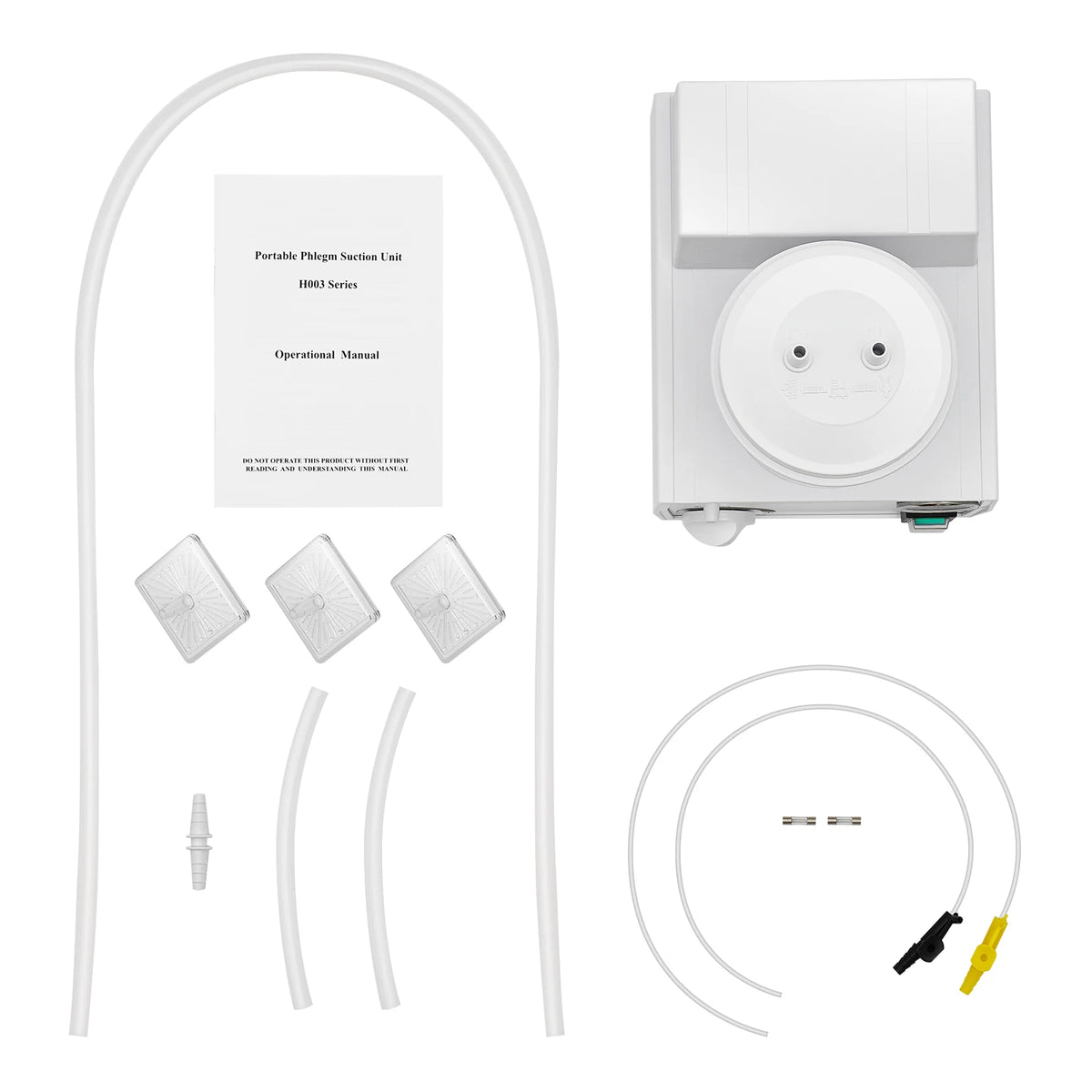 Portable Medical Suction Machine for Respiratory Care - Mucus & Throat Secretion Removal