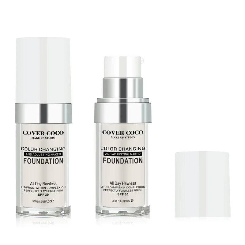 Long Lasting Liquid Concealer Foundation Moisturizing Skin Tone Makeup