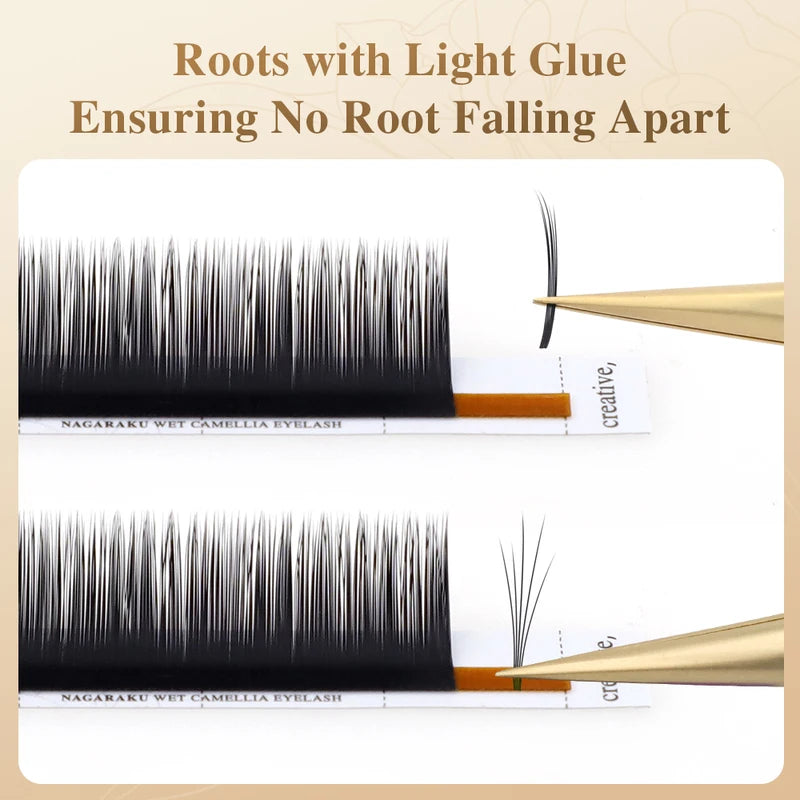 Eyelash Extension Fans Soft Volume Fans False Lash Fans Natural Spike Fans