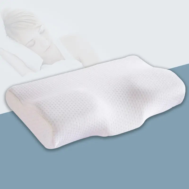 Memory Foam Orthopedic Pillow Neck Support Butterfly Shape Sleep Cushion