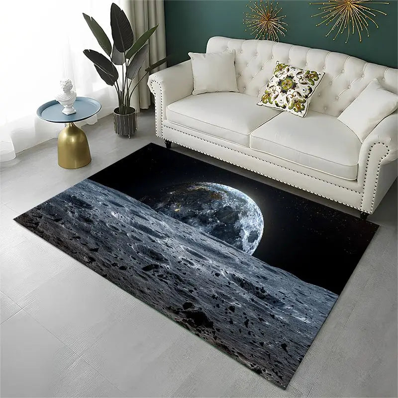 Rainbow Chakra Yoga Meditation Rug Non-Slip Large Floor Carpet for Home & Studio