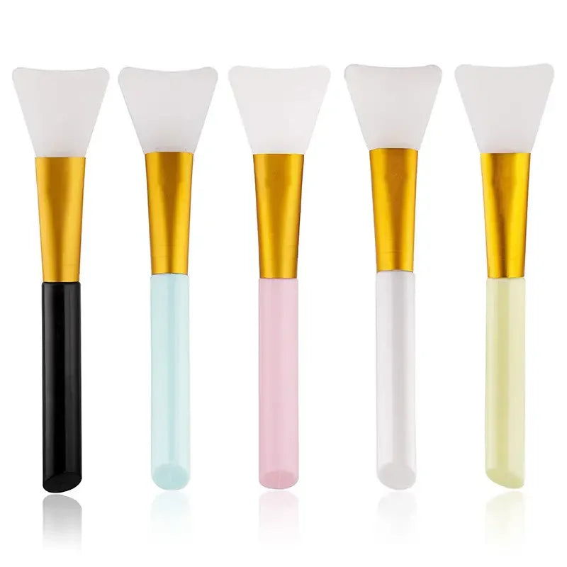 Silicone Facial Mask Brush Set - Gentle, Soft, Suitable for All Skin Types
