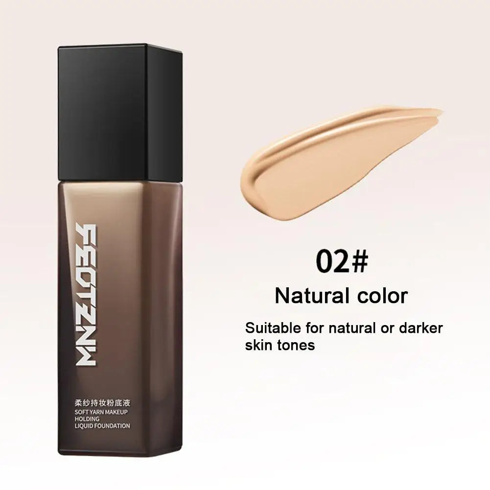 Liquid Foundation with Matte Finish & Waterproof Concealer - Light & Natural Shades
