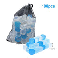 Reusable Ice Cubes 100-Piece Set for Drinks and Cooling - Slow Melting