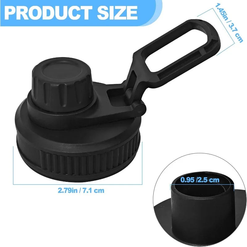 Replaceable Wide Mouth Loop Top Lid for 32oz Nalgene Water Bottle - BPA Free