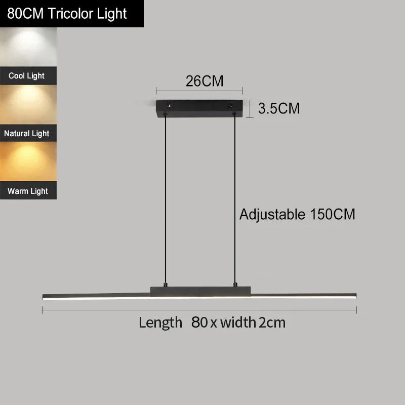 Modern LED Pendant Light Fixture for Bedroom Living Room Ceiling Lighting