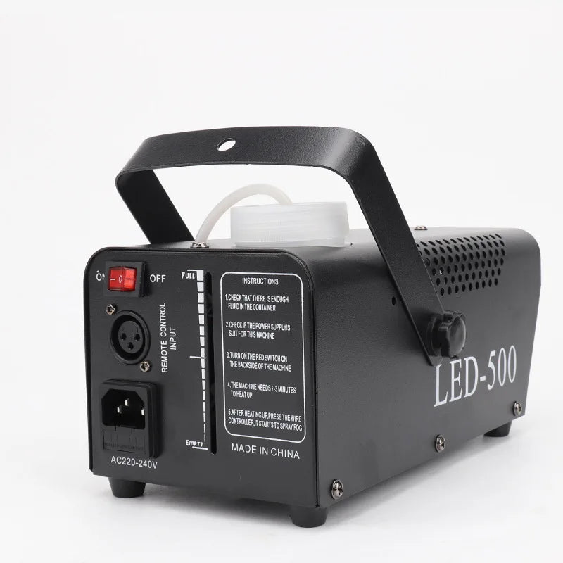 Remote Control LED Fog Machine 500W RGB Stage Effect Smoke Ejector