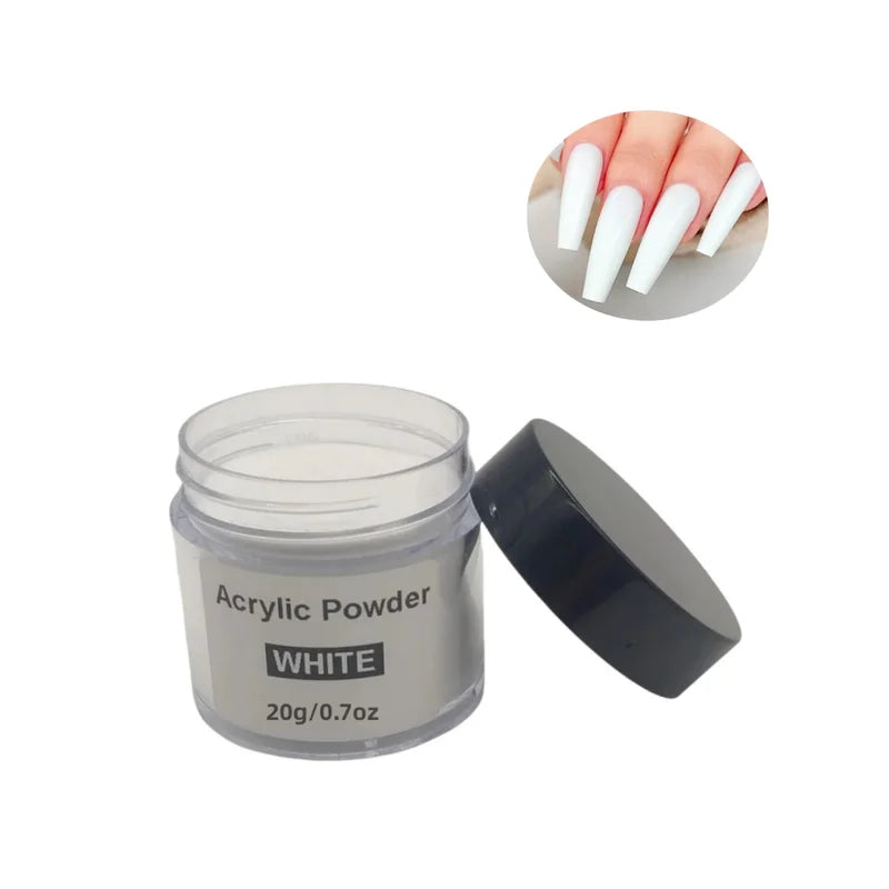 3-in-1 Acrylic Nail Powder Set for French Manicure & Nail Art - Beginner Friendly