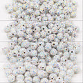 White AB Beads for Jewelry Making 4-10mm Handmade Bead Strings DIY Bracelets