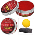 Car Wax Crystal Plating Set with Sponge - Hard Glossy Auto Paint Coating & Scratch Repair