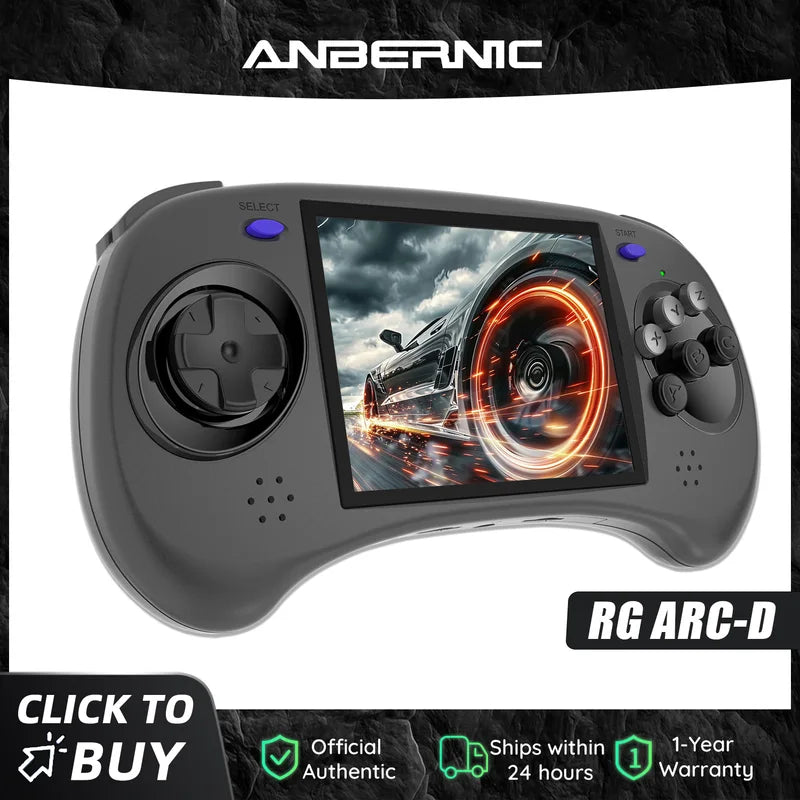 Handheld Retro Game Console Emulator with 4-Inch Screen, Android & Linux, 3500mAh Battery, Supports 20+ Games
