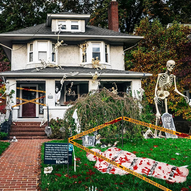Halloween Horror Fake Dead Body Inflatable Prop for Yard Haunted House Decor
