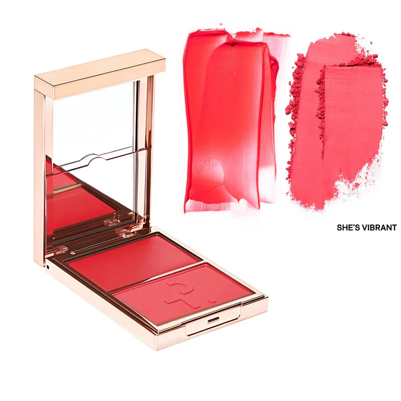 Longlasting Waterproof Face Blush - Matte Contour Powder for Cheeks
