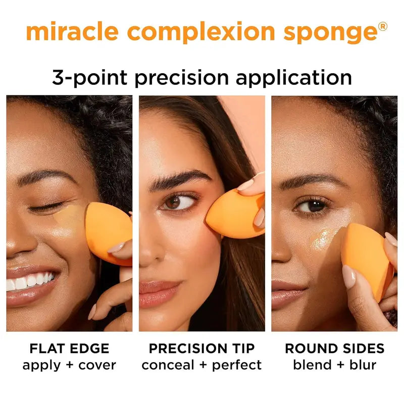 Makeup Blender Sponge Set - Liquid Foundation Application, 4 Colors