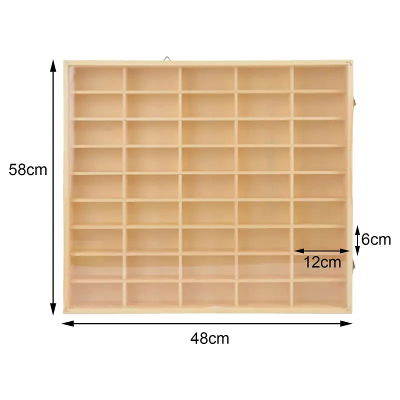 Toy Car Display Shelf Organizer for Miniature Figures and Collectibles