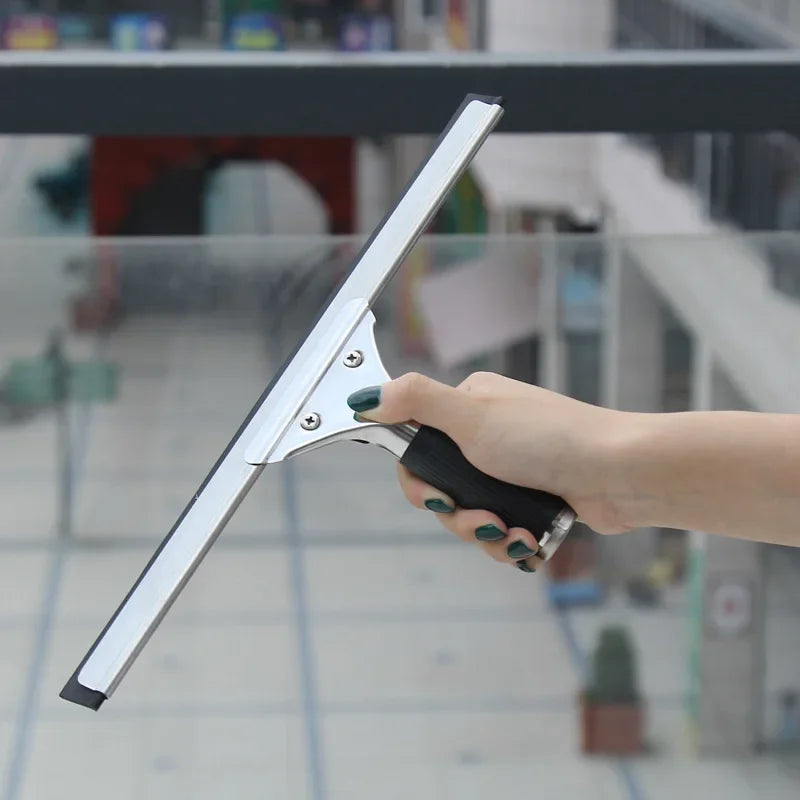 Glass Cleaning Squeegee with Rubber Blade for Windows Shower Bathroom Car - 25/30/35/40cm