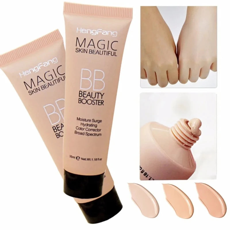 Long Lasting Waterproof BB Cream Foundation with Acne Cover - 11 Color Options