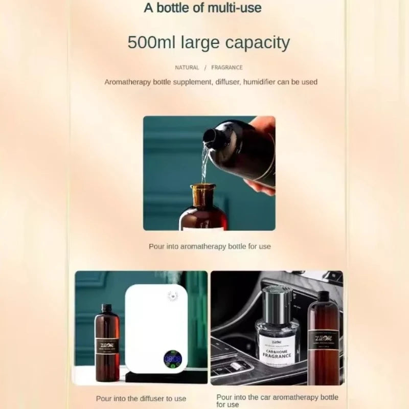 Long-Lasting Aromatherapy Essential Oil for Home Fragrance 500ml - Multiple Scents