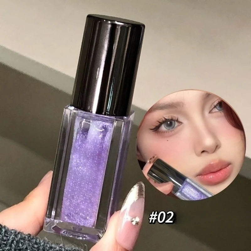 Multichrome Lip Gloss with Glitter & Mirror Effect - Sparkling 3D Lip Shine