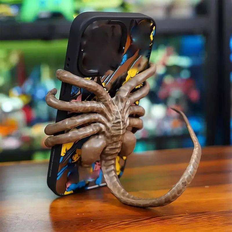Horror Facehugger Phone Holder - Sci-Fi Movie Atmosphere Car Mount